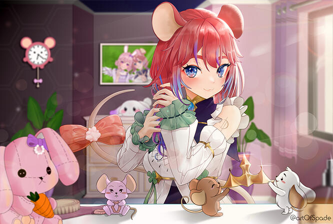 Eri - Full Color - Detailed Background